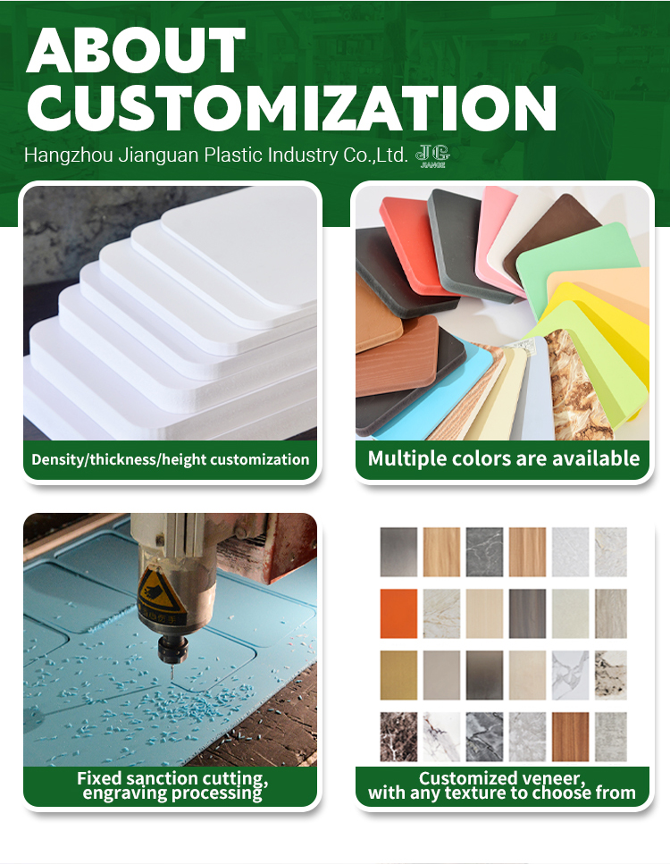 Fire-retardant B1 grade PVC foam board testing and surface inspection