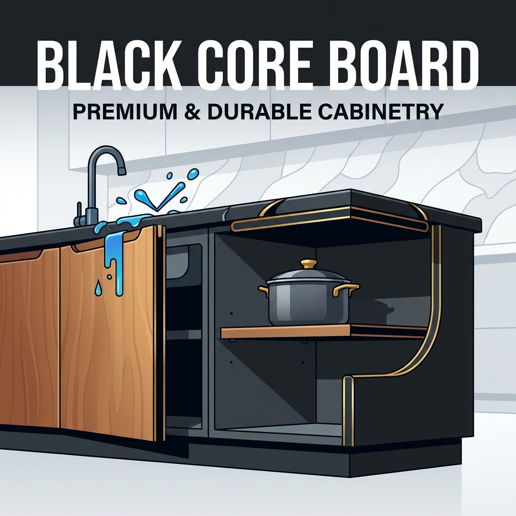Why Use Black Core Board for Kitchen Cabinets and Furniture?
